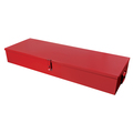 Urrea Tool Box, Metal, Red, 24 in W x 9-1/4 in D 5896
